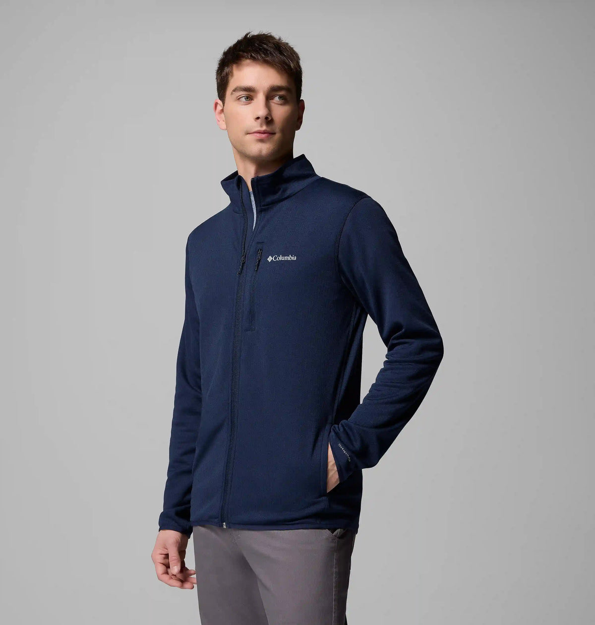 Men's Essential Hike Grid Fleece Full Zip Jacket - Tall