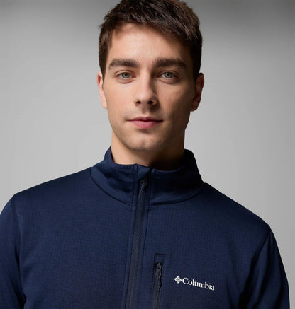 Men's Essential Hike Grid Fleece Full Zip Jacket - Tall