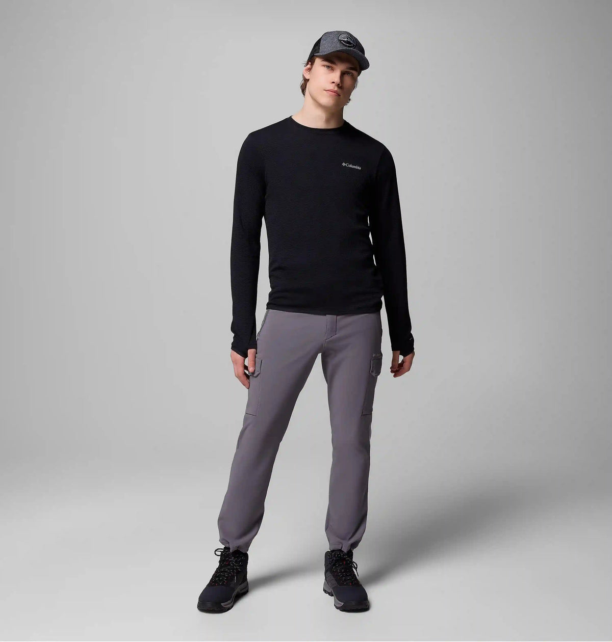 Men's Tech Trail Utility Warm Long Sleeve Crew Shirt