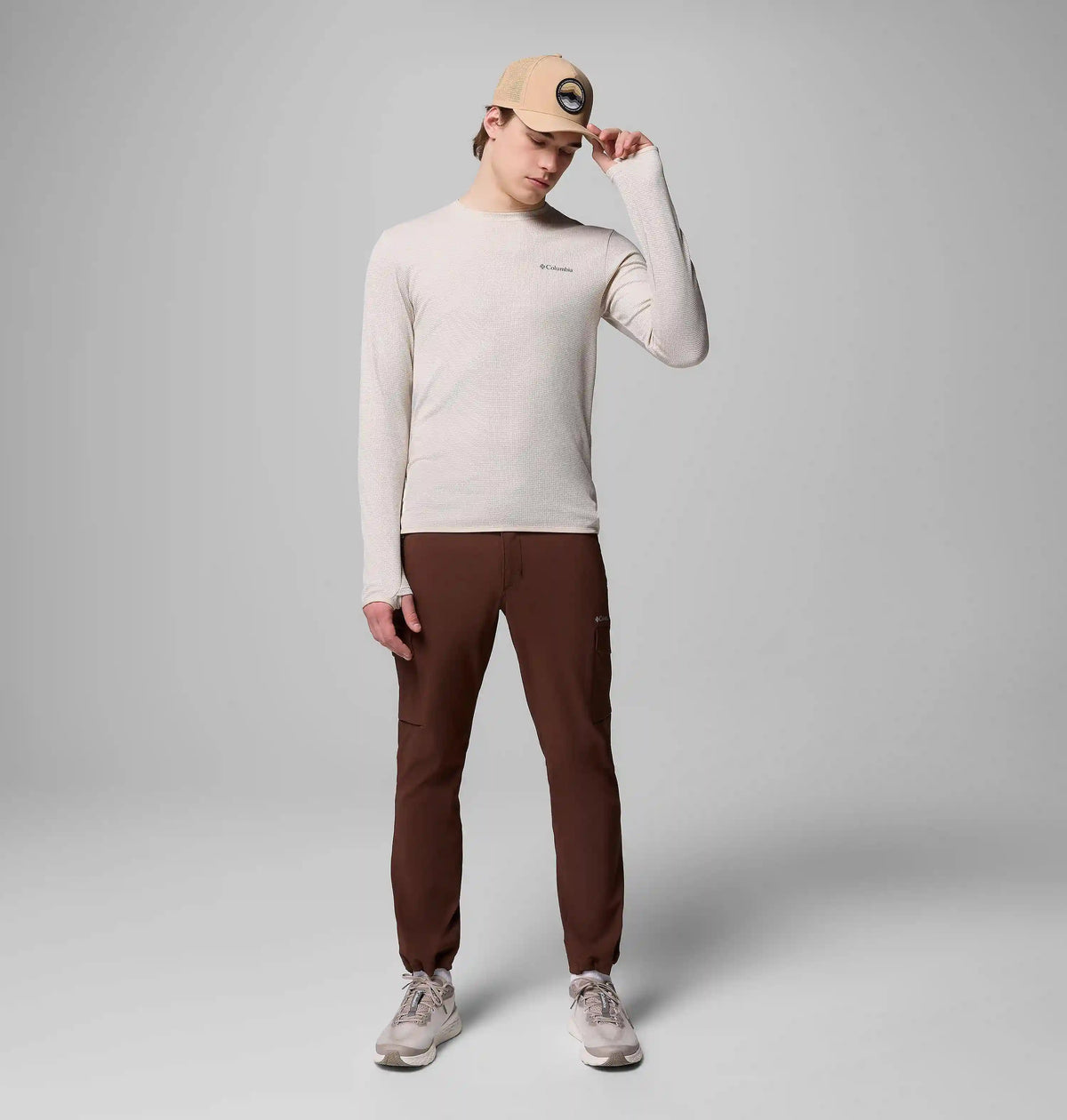 Men's Tech Trail Utility Warm Long Sleeve Crew Shirt