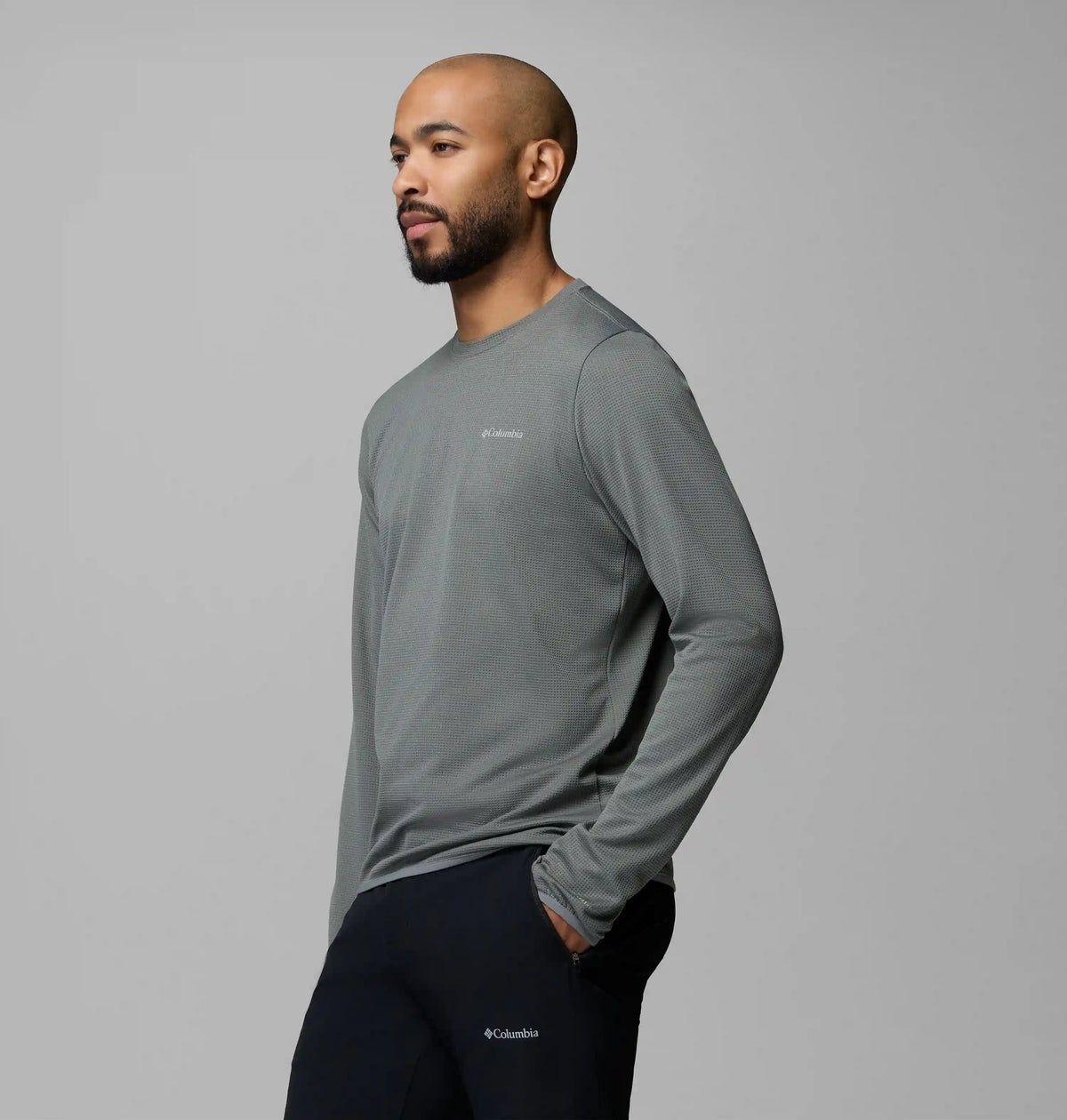 Men's Tech Trail Utility Warm Long Sleeve Crew Shirt