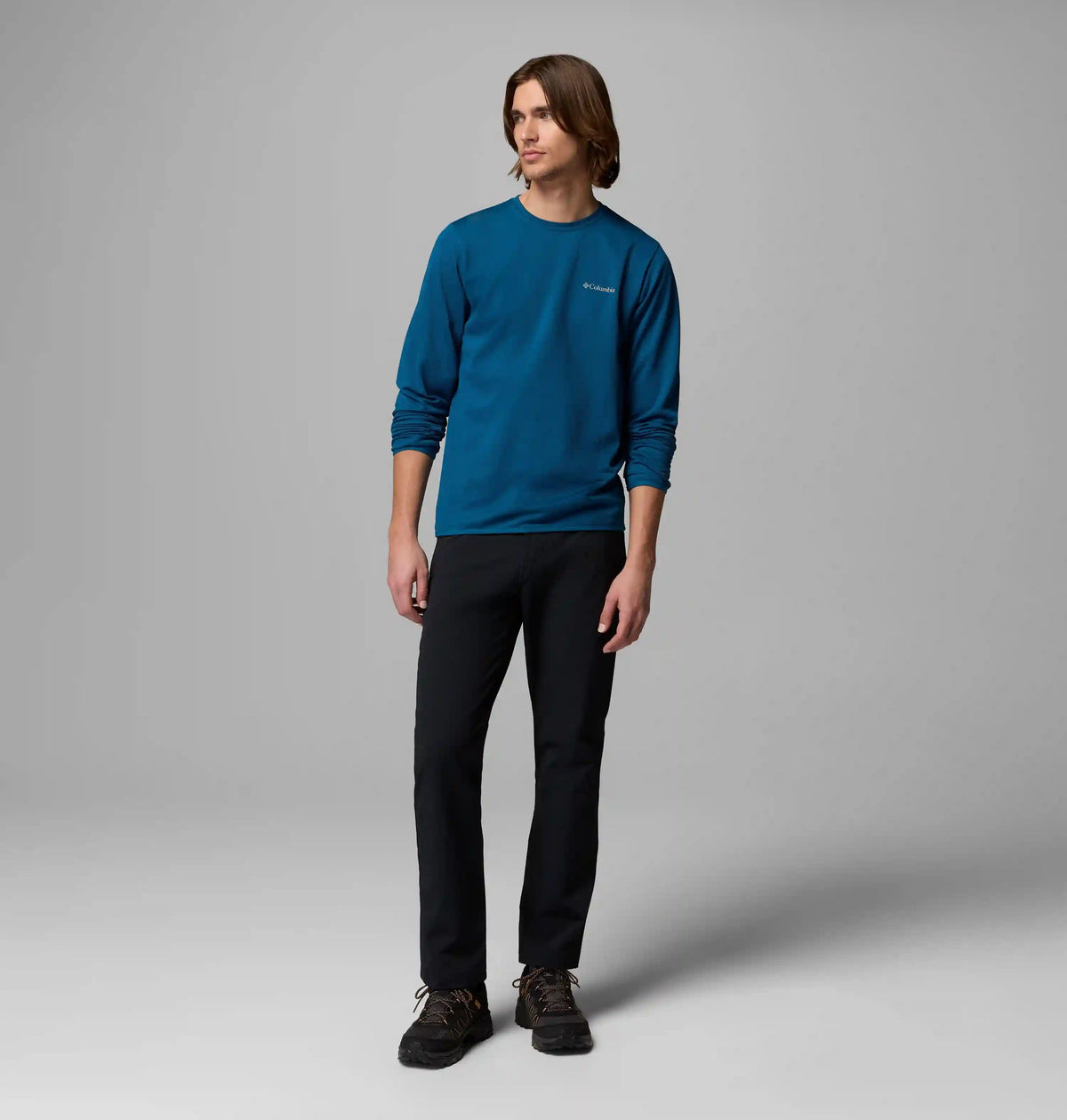 Men's Tech Trail Utility Warm Long Sleeve Crew Shirt