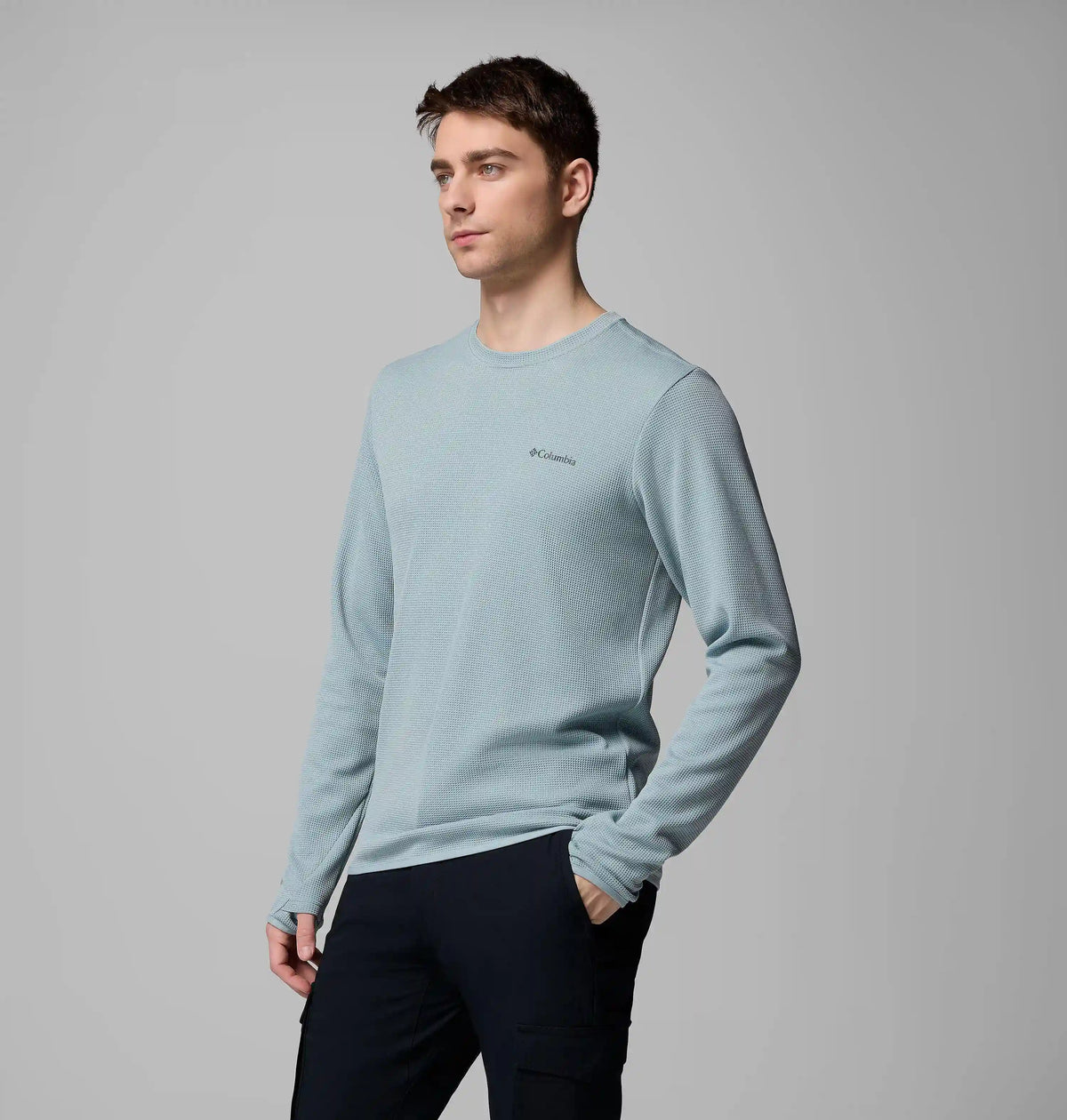 Men's Tech Trail Utility Warm Long Sleeve Crew Shirt