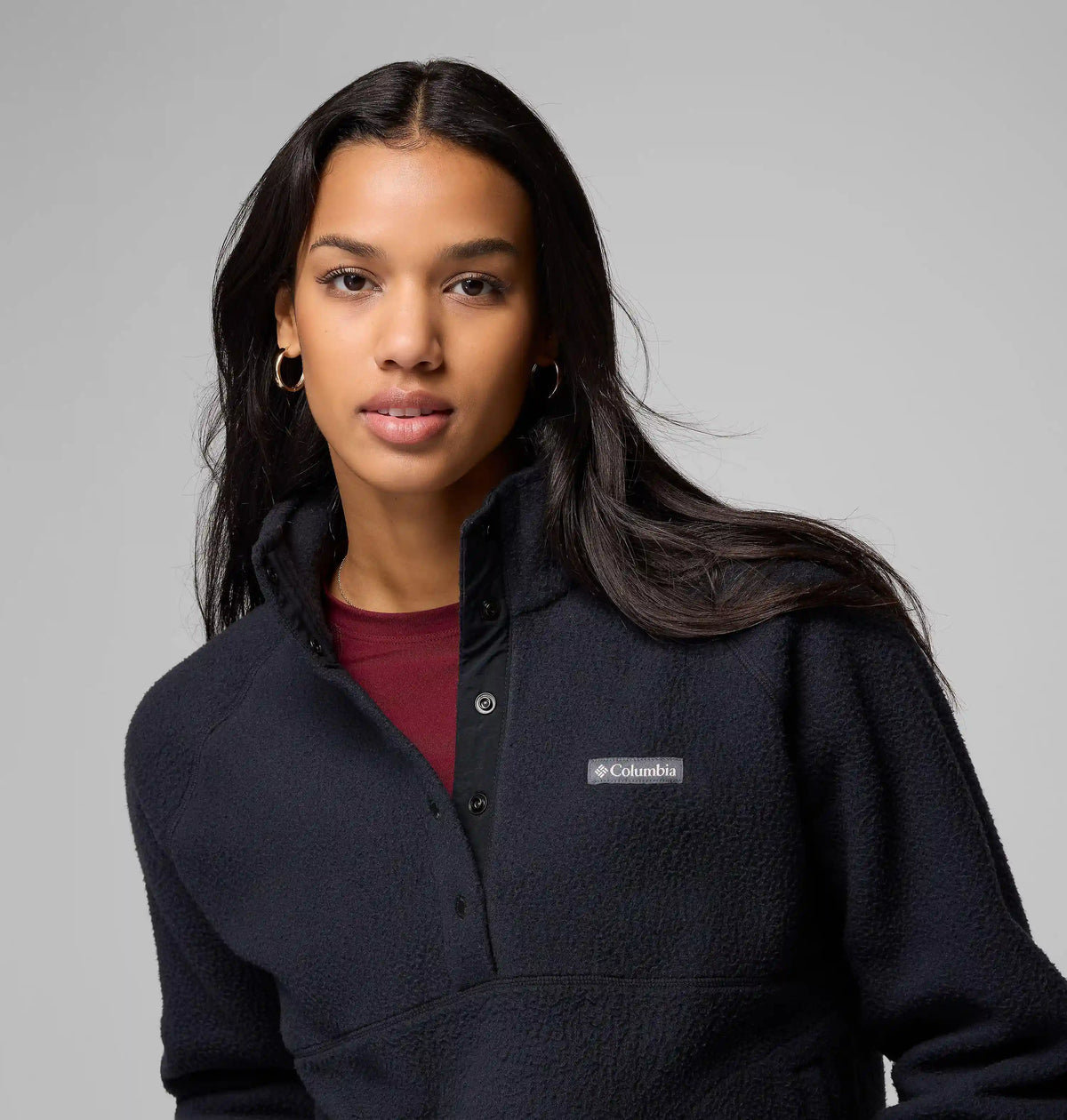 Women's Jasper Ridge Pebbled Fleece Half Snap