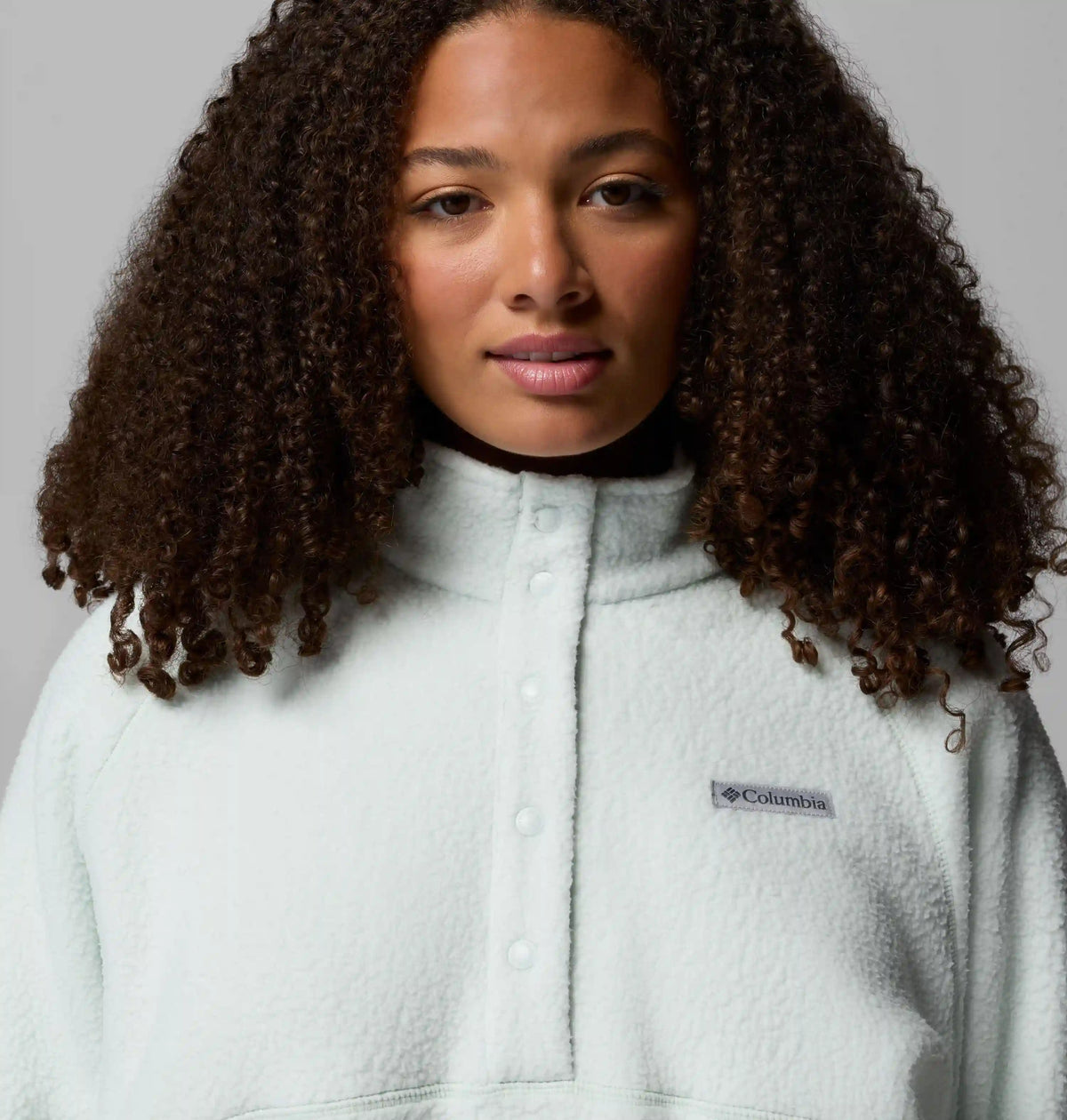 Women's Jasper Ridge Pebbled Fleece Half Snap - Plus Size