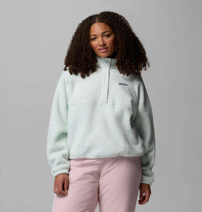 Women's Jasper Ridge Pebbled Fleece Half Snap - Plus Size