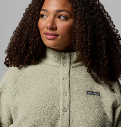 Women's Jasper Ridge Pebbled Fleece Half Snap - Plus Size
