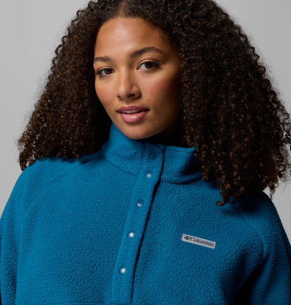 Women's Jasper Ridge Pebbled Fleece Half Snap - Plus Size