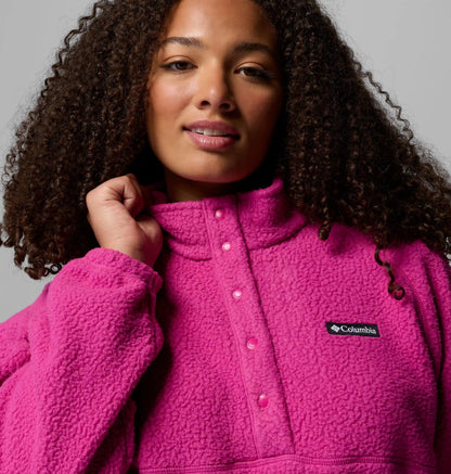 Women's Jasper Ridge Pebbled Fleece Half Snap - Plus Size