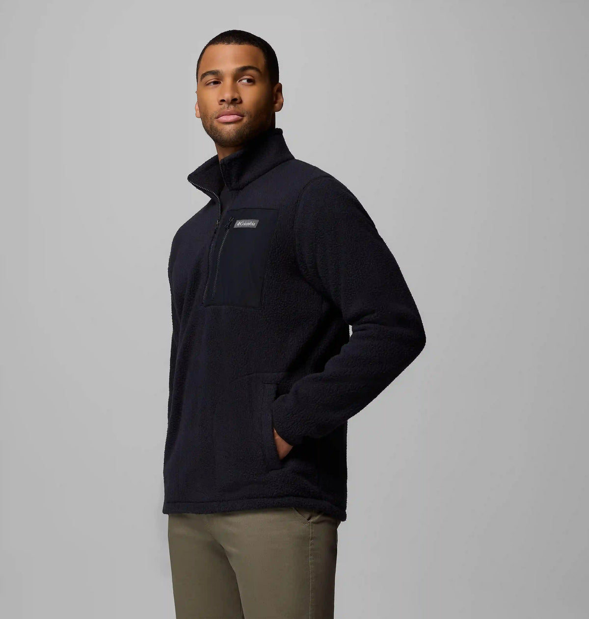 Men's Jasper Ridge Pebbled Half Zip Fleece