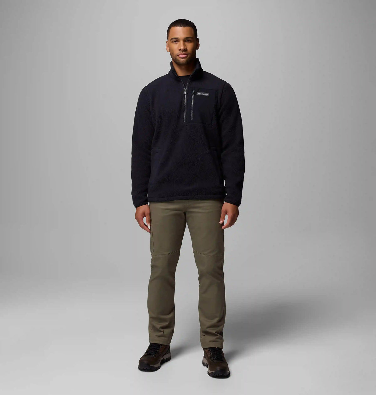 Men's Jasper Ridge Pebbled Half Zip Fleece
