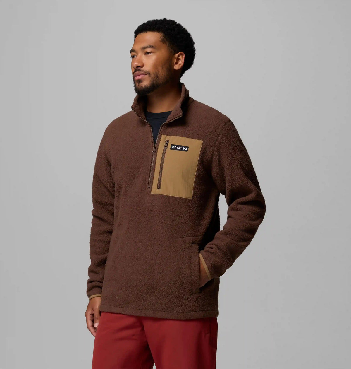 Men's Jasper Ridge Pebbled Half Zip Fleece