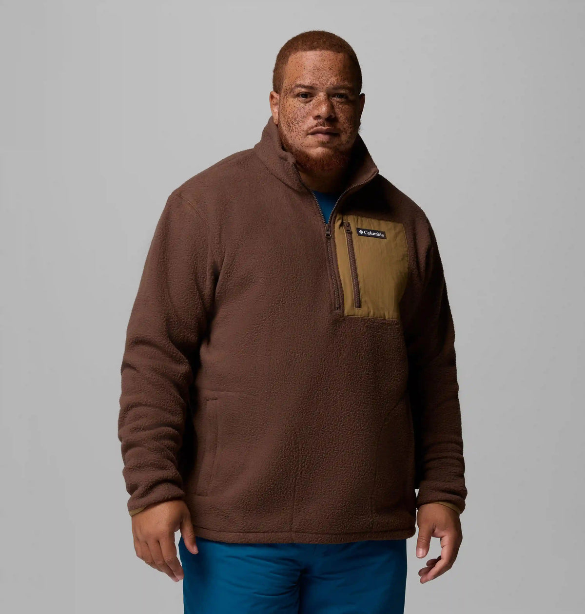 Men's Jasper Ridge Pebbled Half Zip Fleece - Big