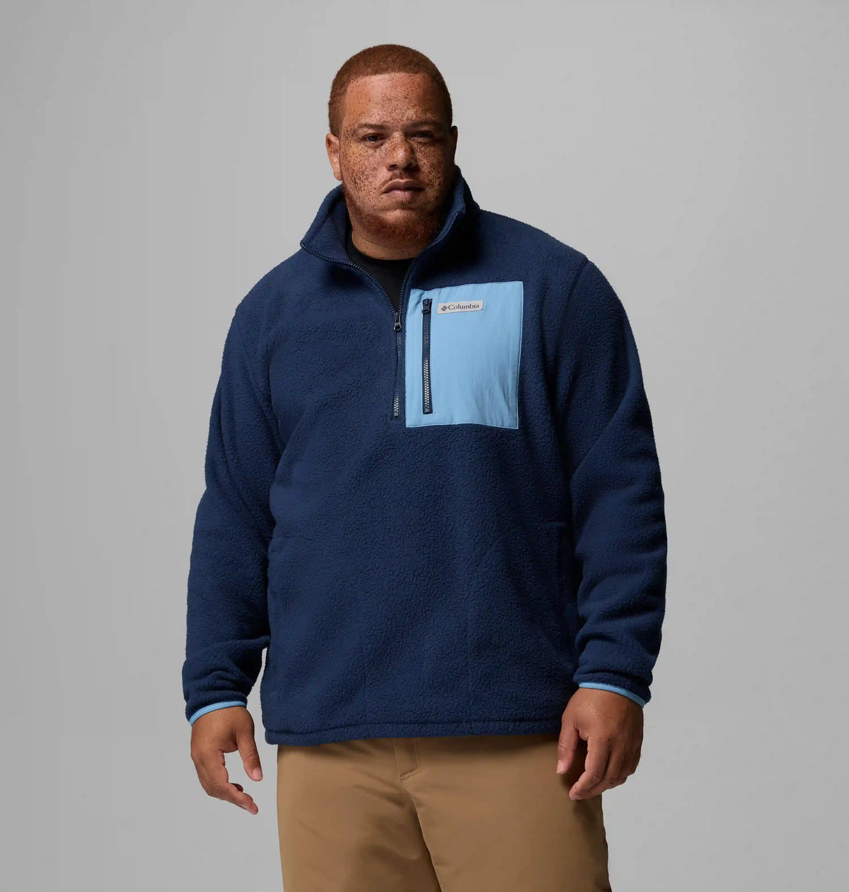 Men's Jasper Ridge Pebbled Half Zip Fleece - Big