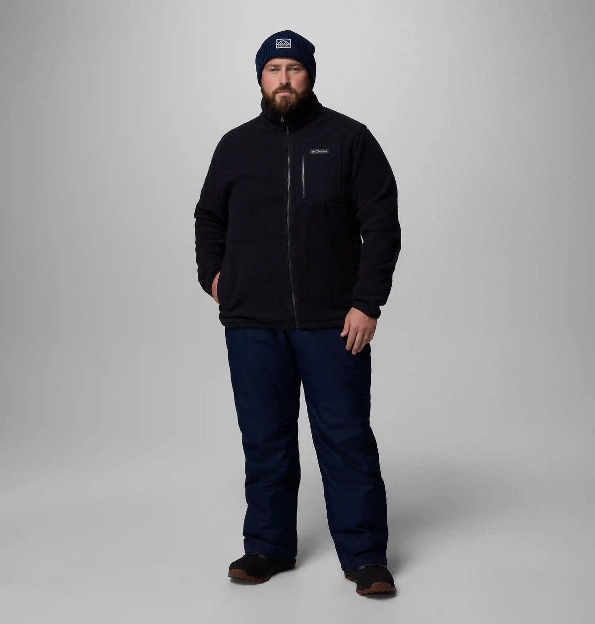 Men's Jasper Ridge Pebbled Full Zip Fleece - Big
