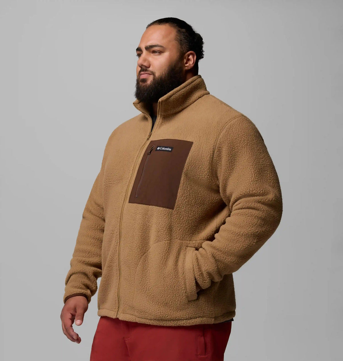 Men's Jasper Ridge Pebbled Full Zip Fleece - Big