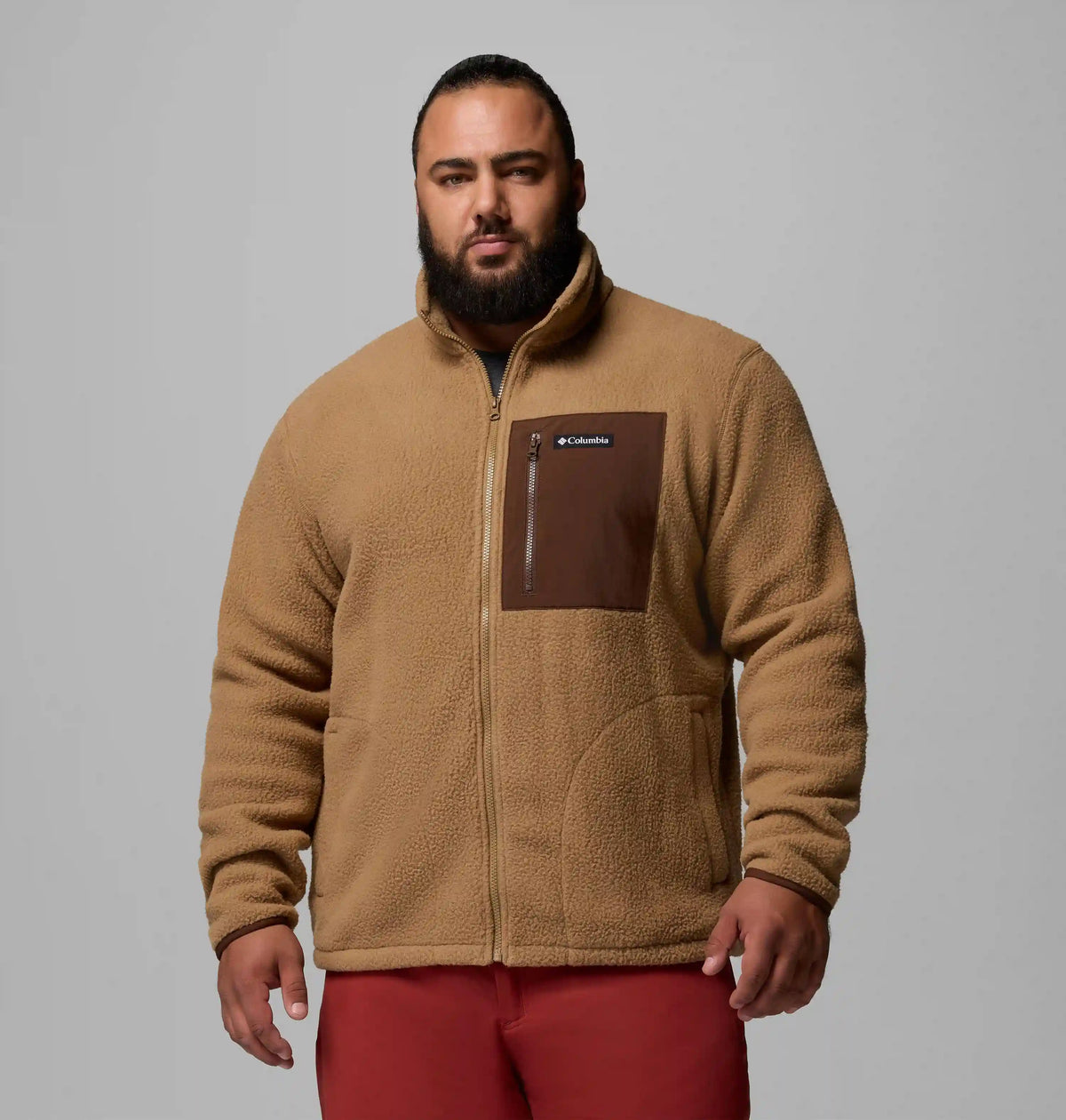 Men's Jasper Ridge Pebbled Full Zip Fleece - Big