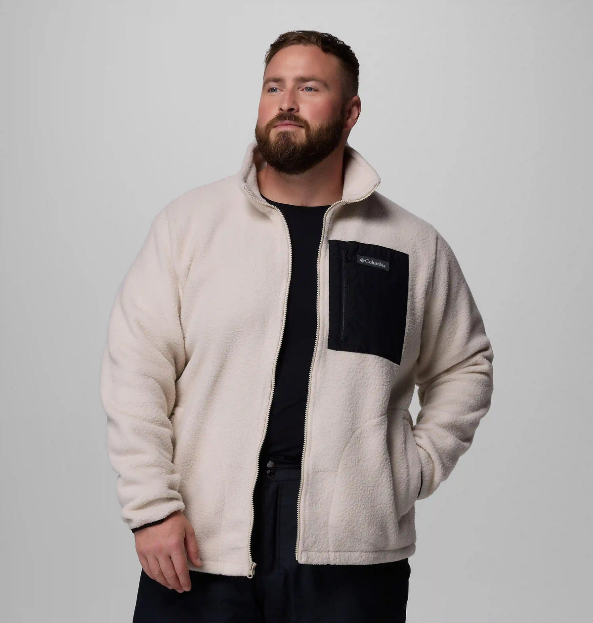 Men's Jasper Ridge Pebbled Full Zip Fleece - Big
