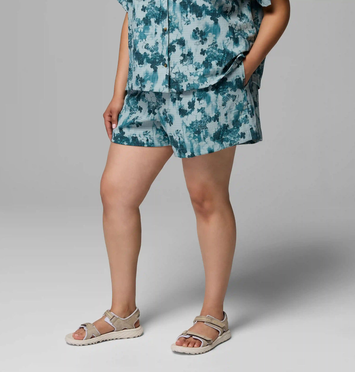 Women's Sucker for Summer Print Shorts - Plus Size
