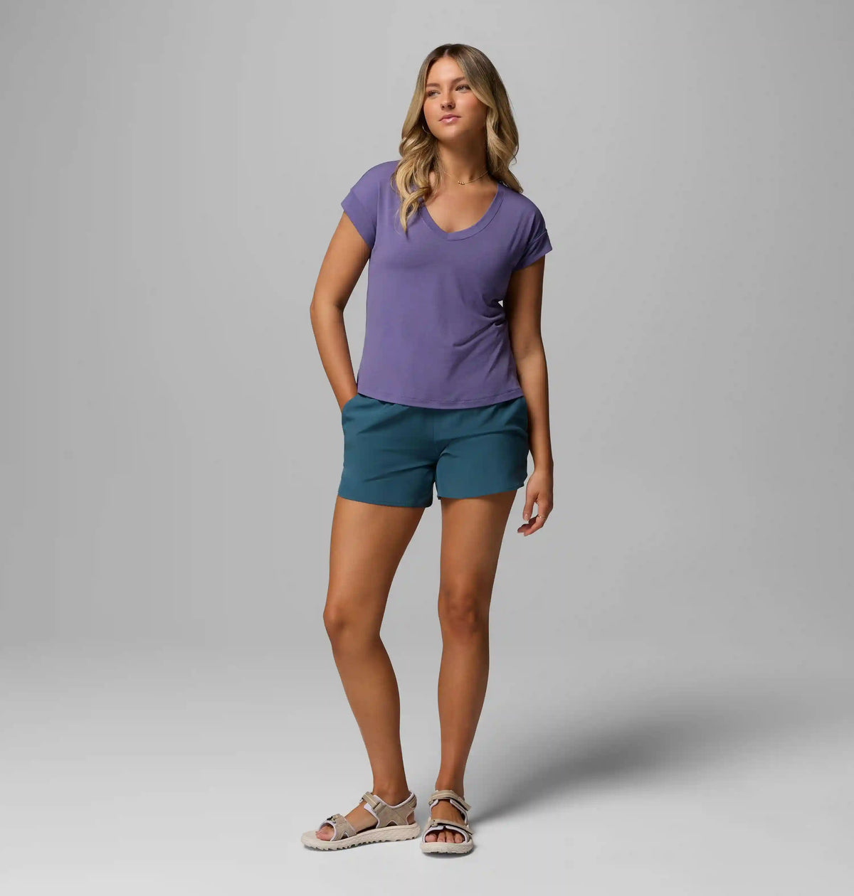 Women's Daniela Falls V-Neck Short Sleeve T-Shirt