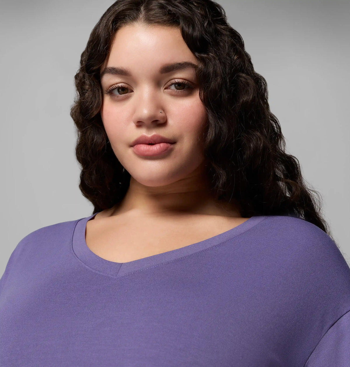 Women's Daniela Falls V-Neck Short Sleeve Tee - Plus Size