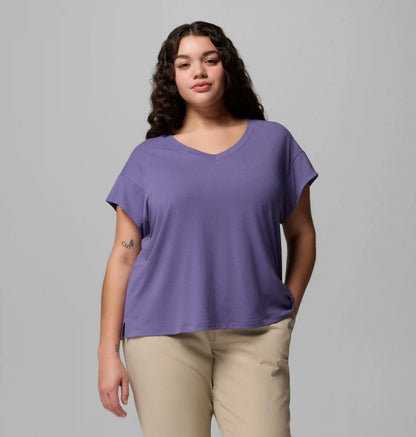 Women's Daniela Falls V-Neck Short Sleeve Tee - Plus Size
