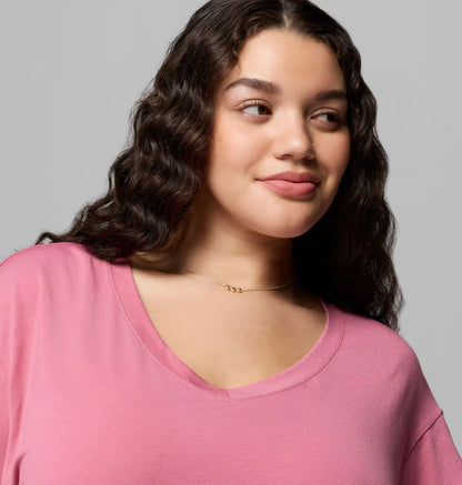 Women's Daniela Falls V-Neck Short Sleeve Tee - Plus Size