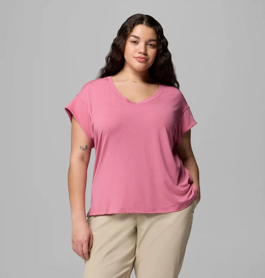 Women's Daniela Falls V-Neck Short Sleeve Tee - Plus Size