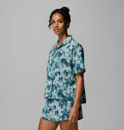 Women's Sucker for Summer Print Short Sleeve Shirt