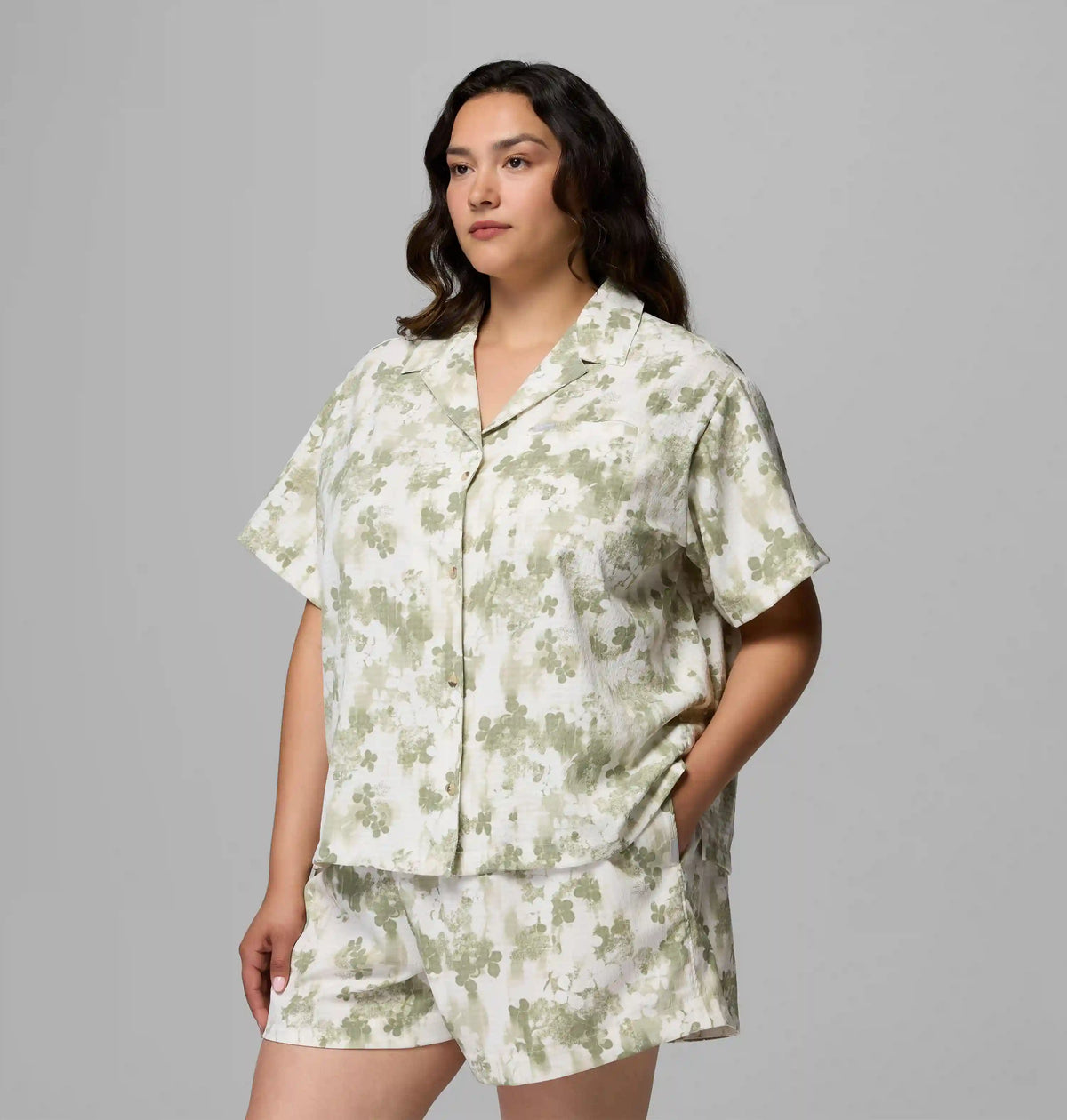 Women's Sucker for Summer Print Short Sleeve Shirt - Plus Size