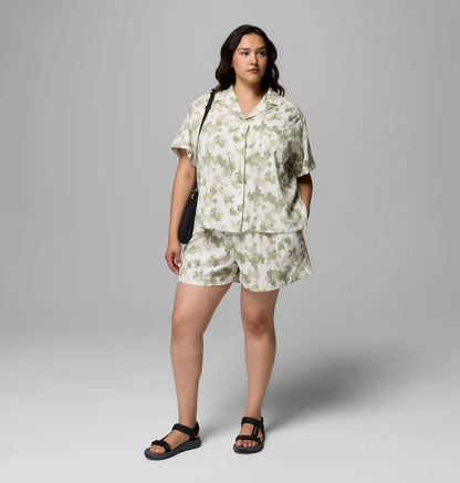 Women's Sucker for Summer Print Short Sleeve Shirt - Plus Size