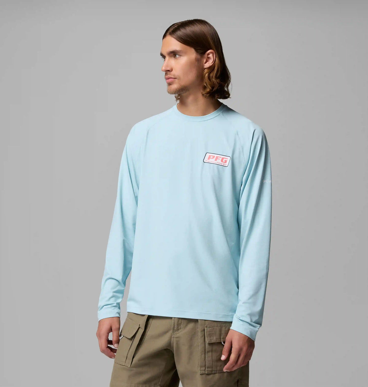 Men's PFG Solar Stream II Graphic Long Sleeve Shirt