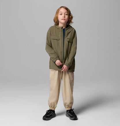 Kids' Skien Valley Hooded Long Sleeve Shirt