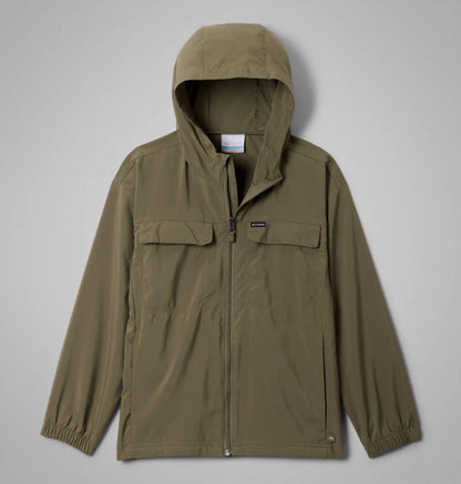 Kids' Skien Valley Hooded Long Sleeve Shirt