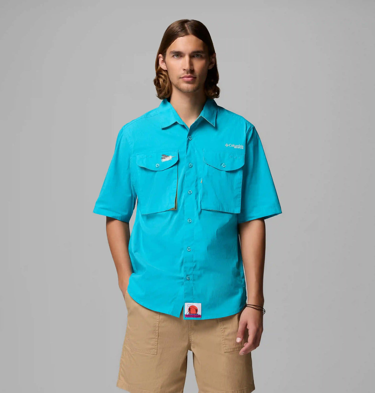 Men's PFG Bonefish Flats Short Sleeve Shirt