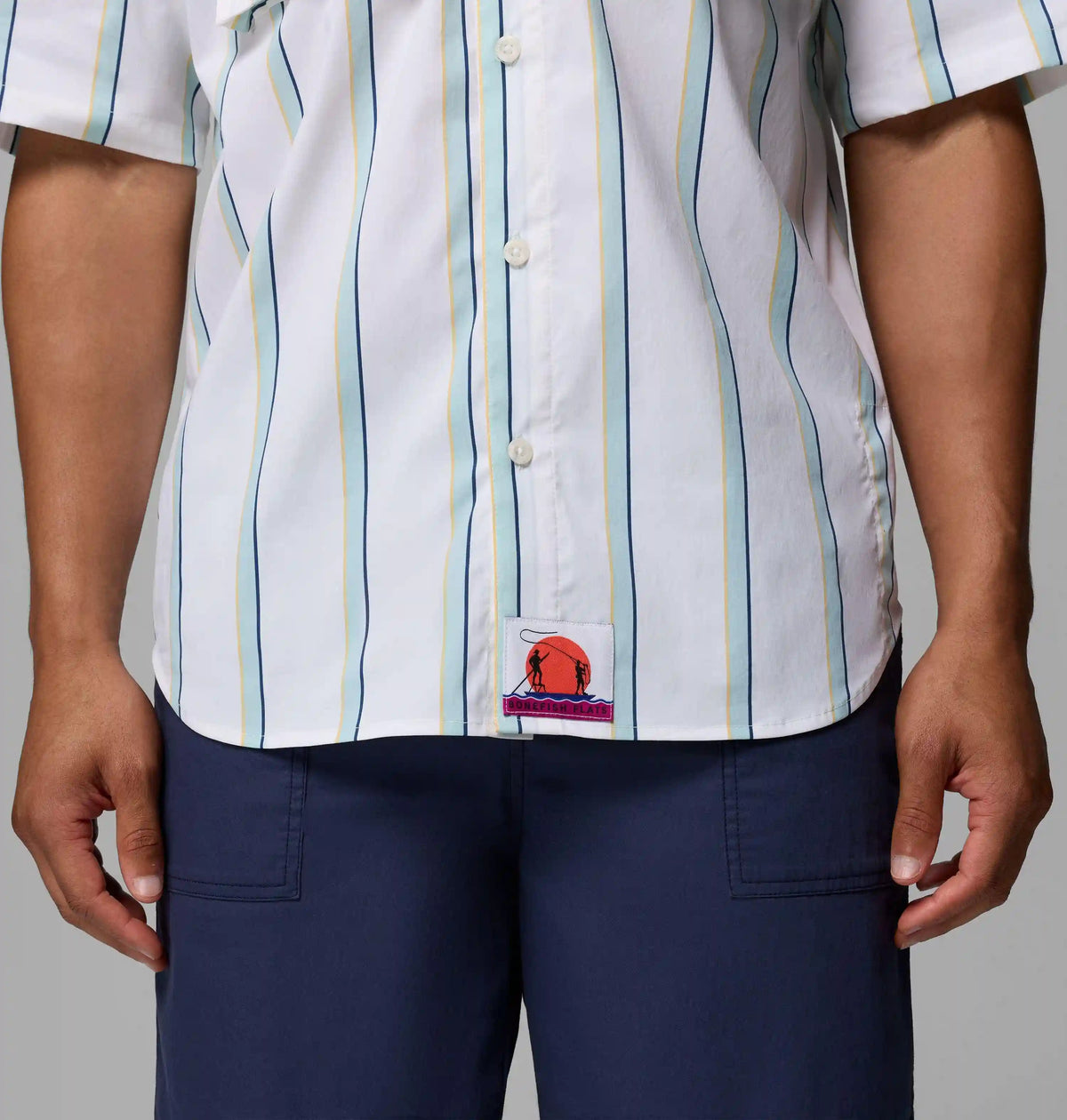 Men's PFG Bonefish Flats Printed Short Sleeve Shirt