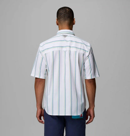 Men's PFG Bonefish Flats Printed Short Sleeve Shirt