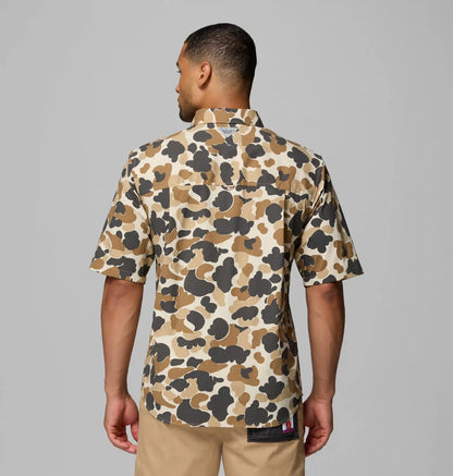 Men's PFG Bonefish Flats Printed Short Sleeve Shirt