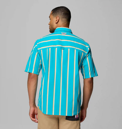 Men's PFG Bonefish Flats Printed Short Sleeve Shirt