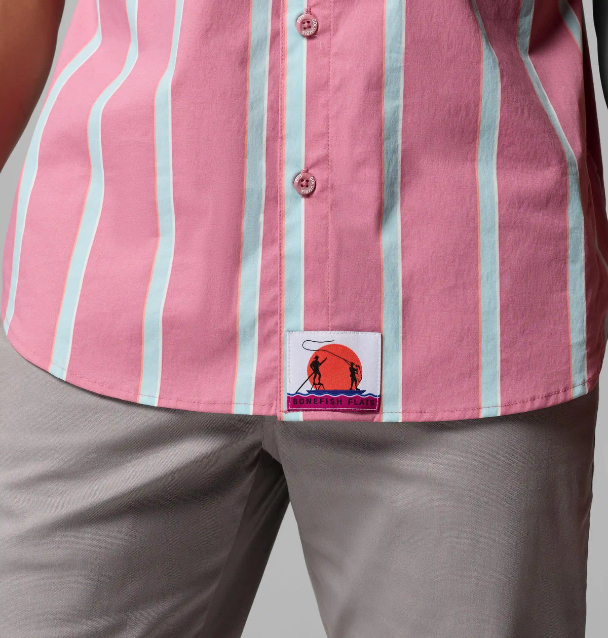 Men's PFG Bonefish Flats Printed Short Sleeve Shirt