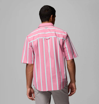 Men's PFG Bonefish Flats Printed Short Sleeve Shirt