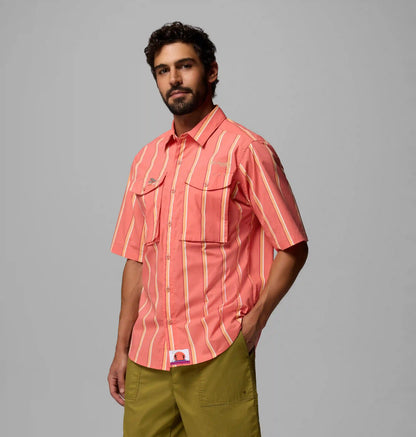 Men's PFG Bonefish Flats Printed Short Sleeve Shirt