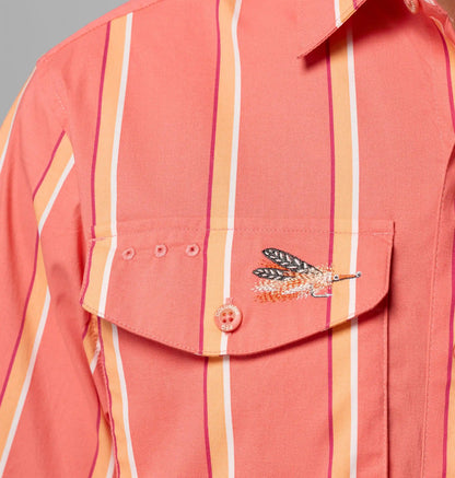 Men's PFG Bonefish Flats Printed Short Sleeve Shirt