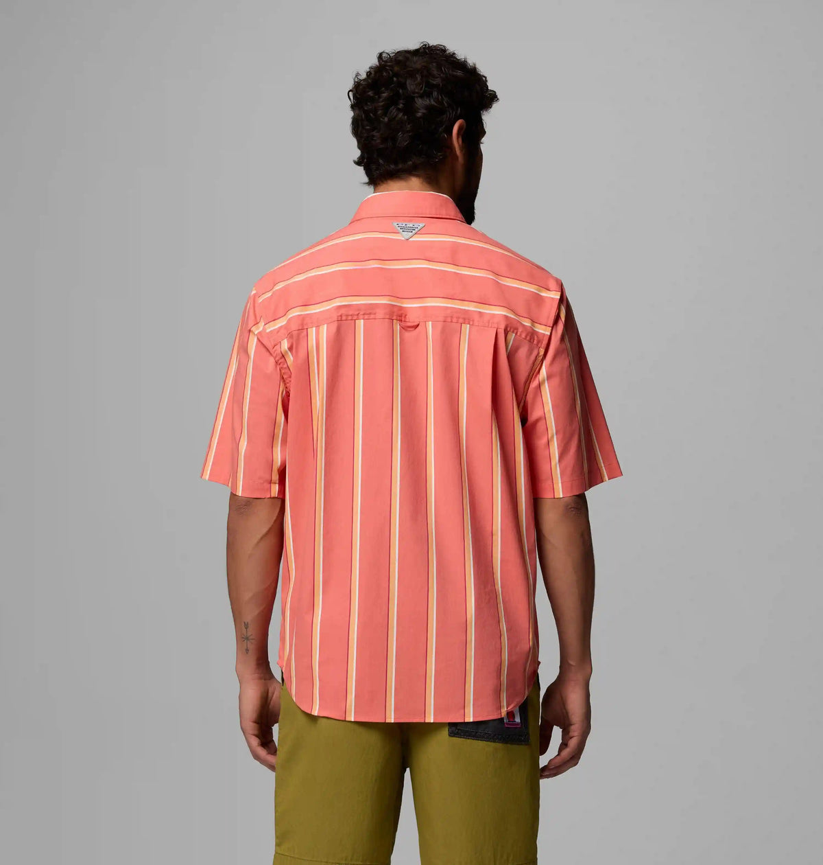 Men's PFG Bonefish Flats Printed Short Sleeve Shirt