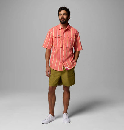 Men's PFG Bonefish Flats Printed Short Sleeve Shirt