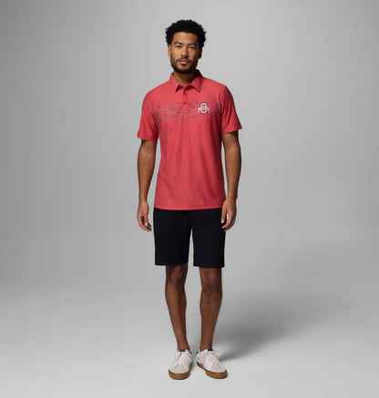 Men's Collegiate Thistletown Hills Printed Polo - Ohio State