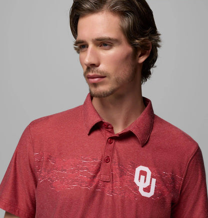 Men's Collegiate Thistletown Hills Printed Polo - Oklahoma
