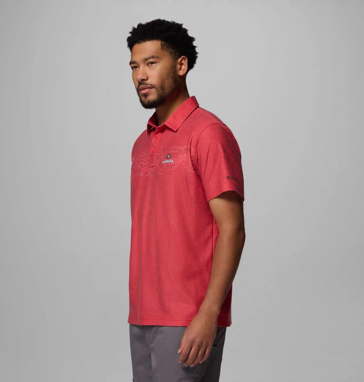Men's Collegiate Thistletown Hills Printed Polo - Georgia
