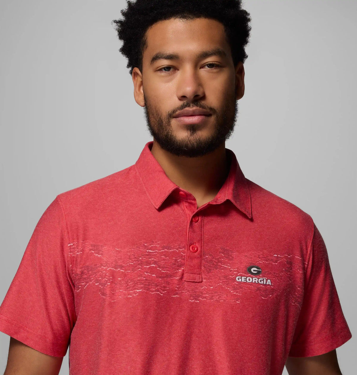 Men's Collegiate Thistletown Hills Printed Polo - Georgia