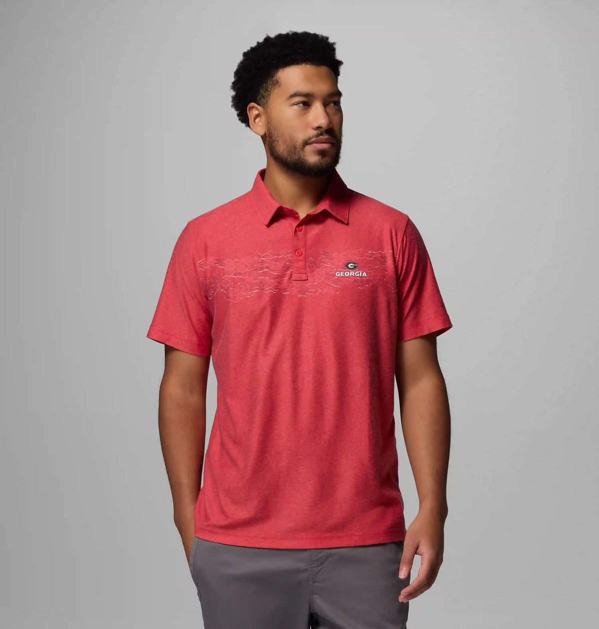 Men's Collegiate Thistletown Hills Printed Polo - Georgia